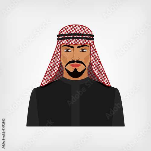 Arab man in traditional clothes