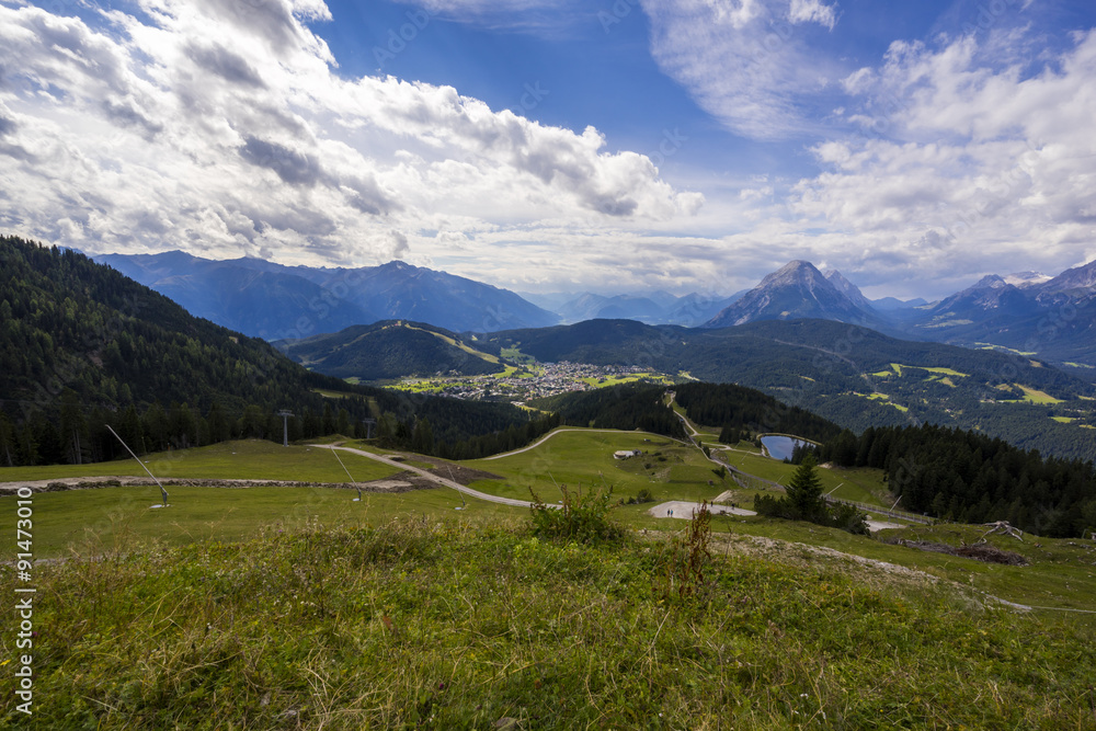 Wanderung in den Alpen