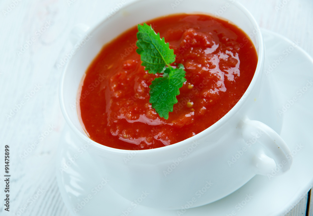 Gazpacho de remolacha Gazpacho de remolacha