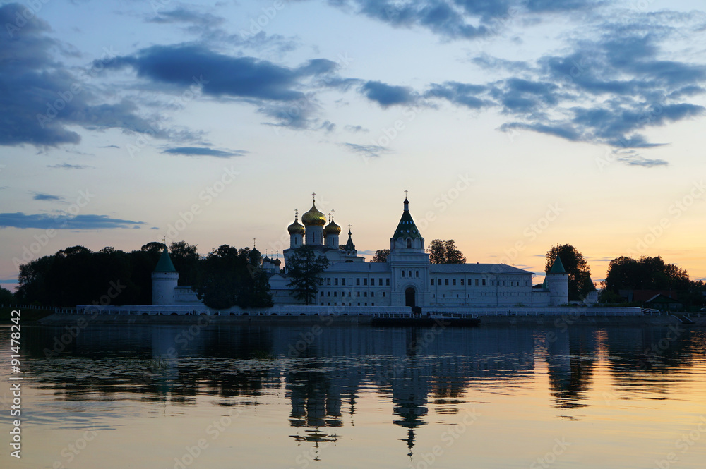 Fototapeta premium Ipatievsky monastery in Russia, Kostroma city