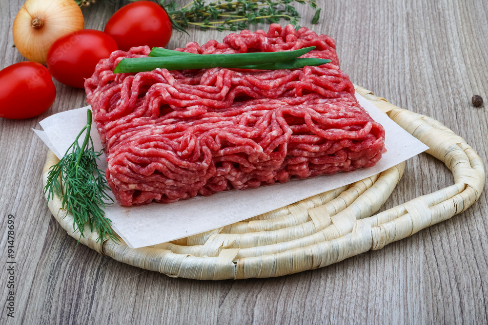 Raw minced meat Raw minced meat