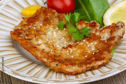 Pork schnitzel