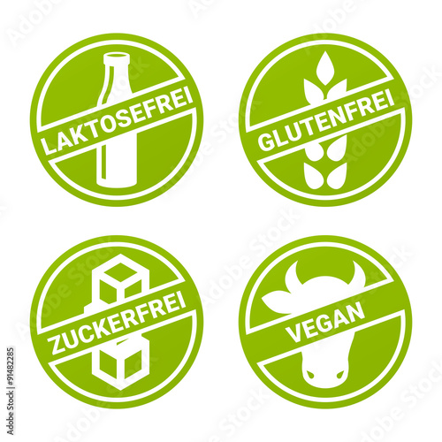 Icon Glutenfrei Laktosefrei Zuckerfrei Vegan