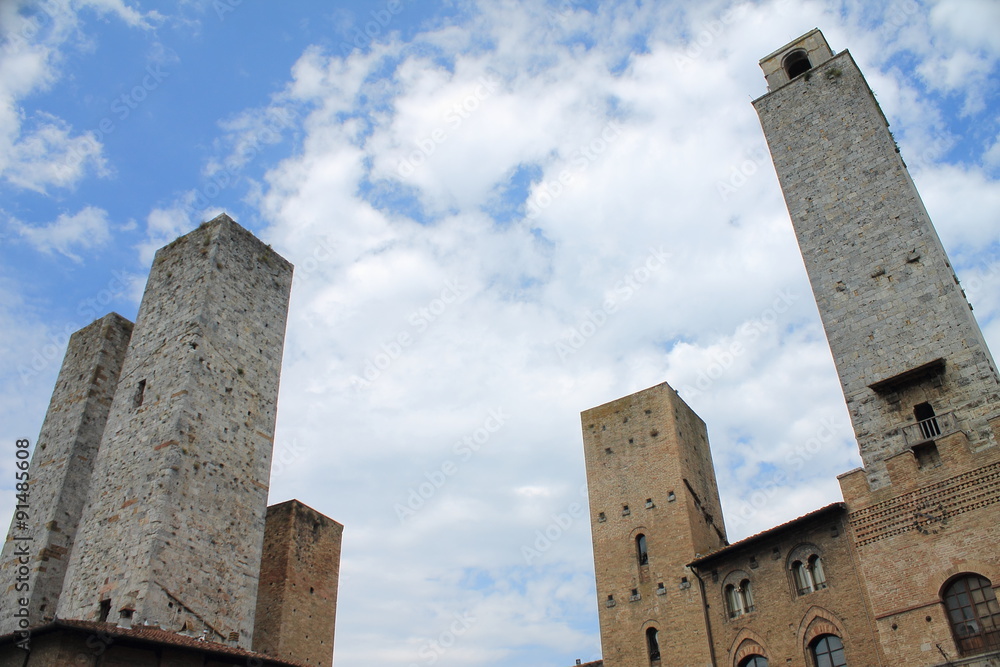 Towers of San Gimignano in Italy