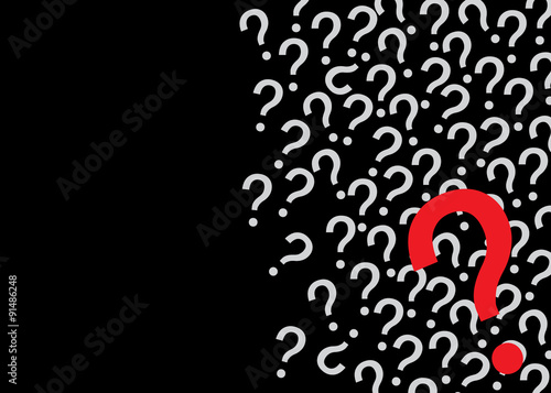 question mark design