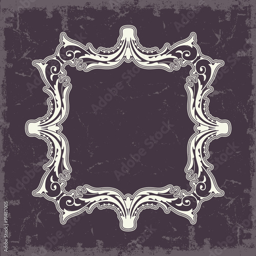 Frame in vintage style