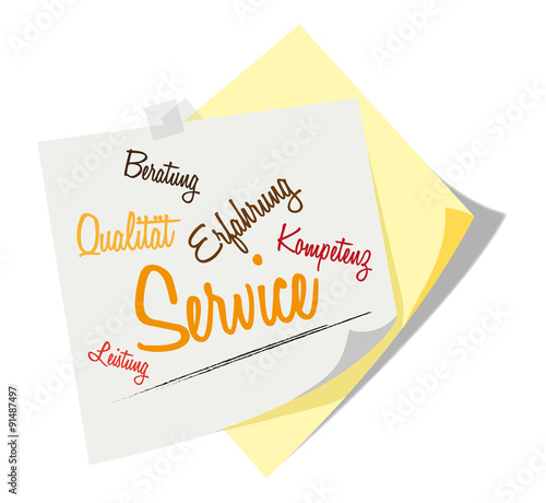 Post it | Notizzettel | Service