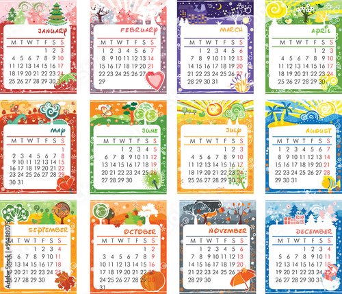 Calendar 2016 design