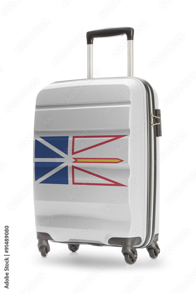 Suitcase with Canadian territory or province flag series - Newfoundland and Labrador Suitcase with Canadian territory or province flag series - Newfoundland and Labrador
