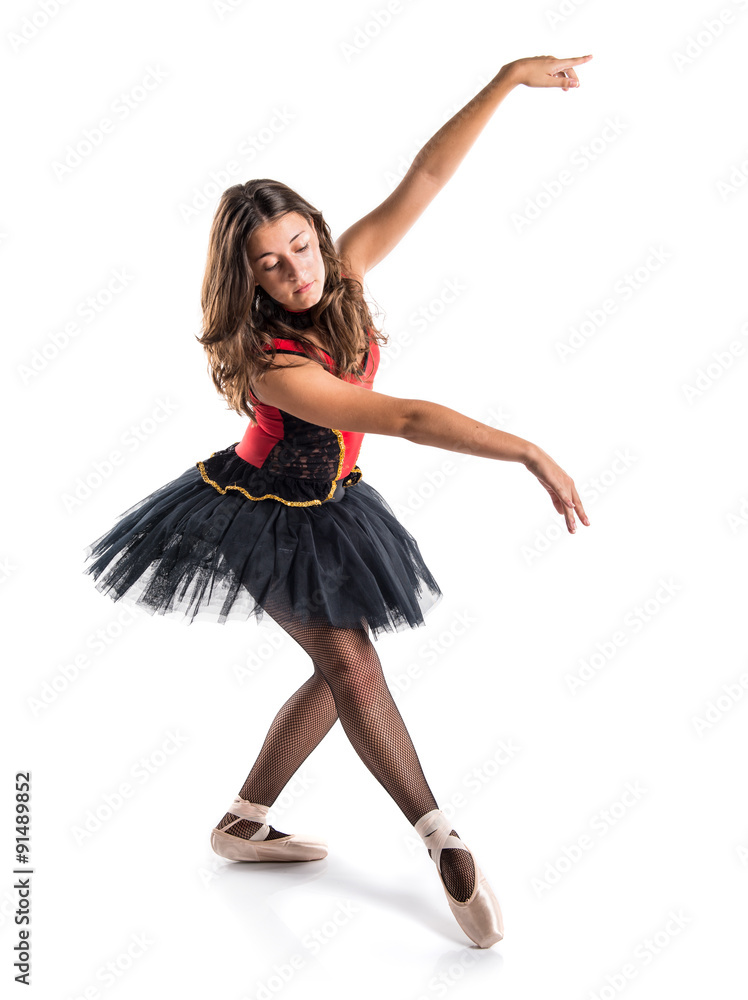 Young ballet dancer with tutu