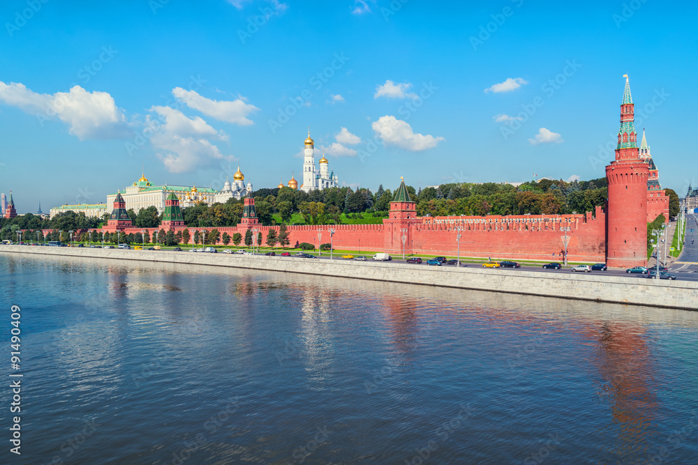 Moscow Kremlin during the day in Russia