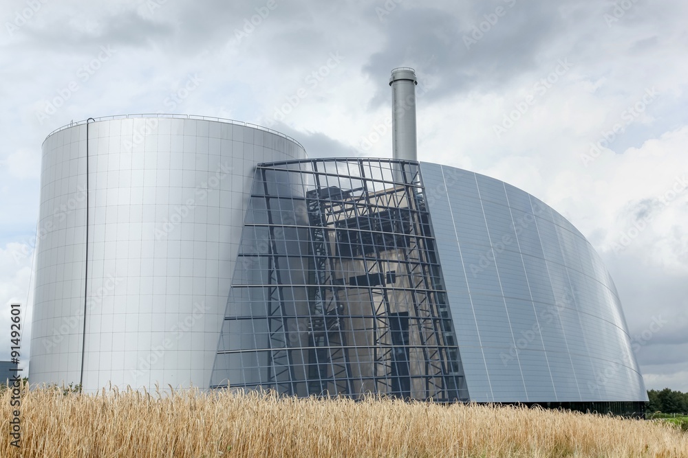 thermal power station in Denmark Stock Photo Adobe Stock