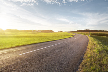 Empty country road