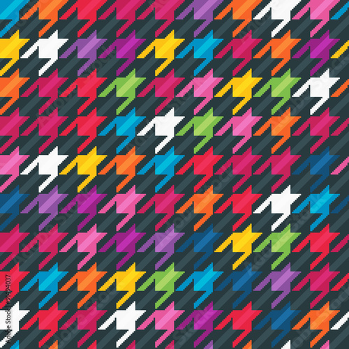Abstract background with houndstooth print.