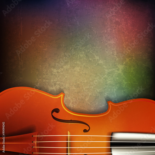 abstract grunge background with acoustic guitar