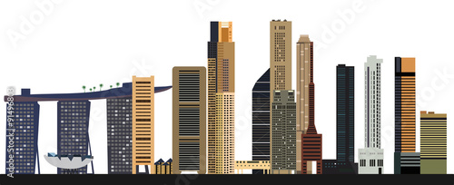singapore city skyline
