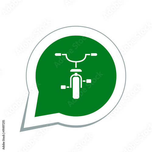 icon bicycle front