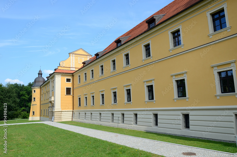 Cistercian monastery and palaces in Rudy, Poland