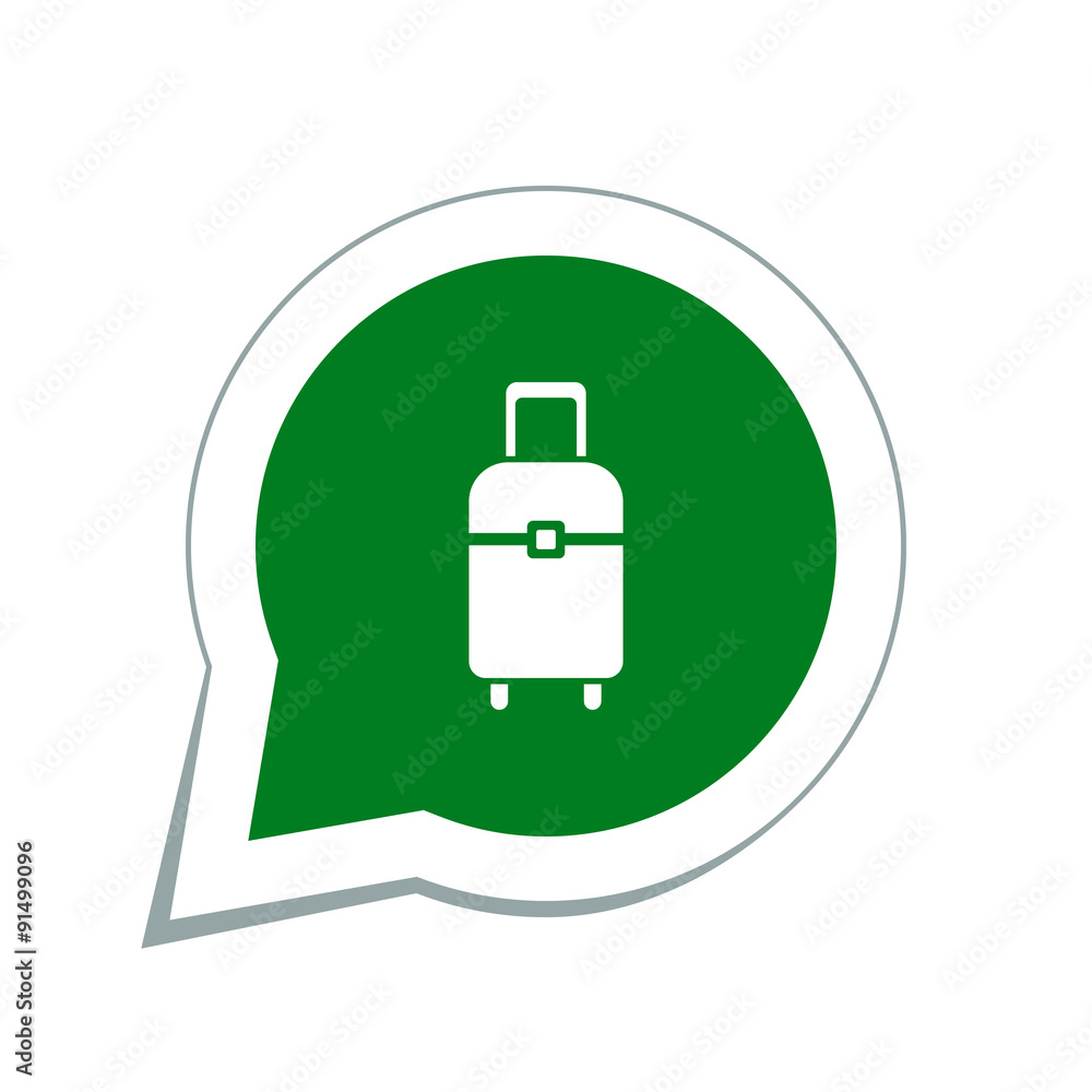 Obraz premium travel bag icon