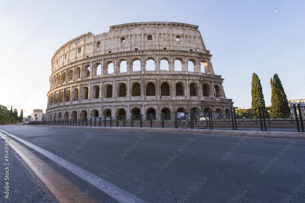 Colosseum at Sunrise, Roma - Italy