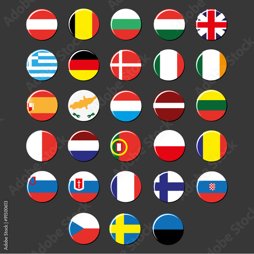 European Union country badges Free Download European Union country badges - GFXLoad