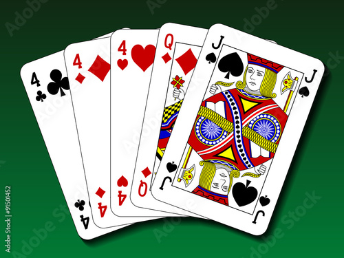 Poker hand - Three of a kind, trips
