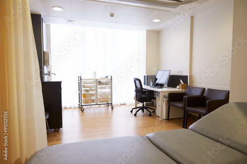 View Of Empty Doctor's Surgery