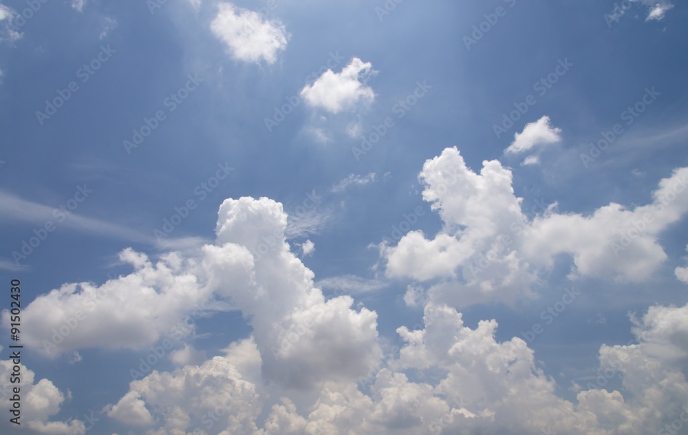 Blue sky with clouds Blue sky with clouds