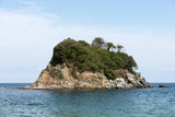 Scoglio della Paolina visto dall'isola d'Elba