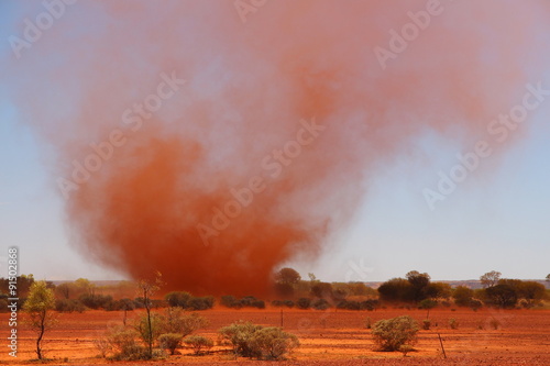 Whirlwind in Australian outback