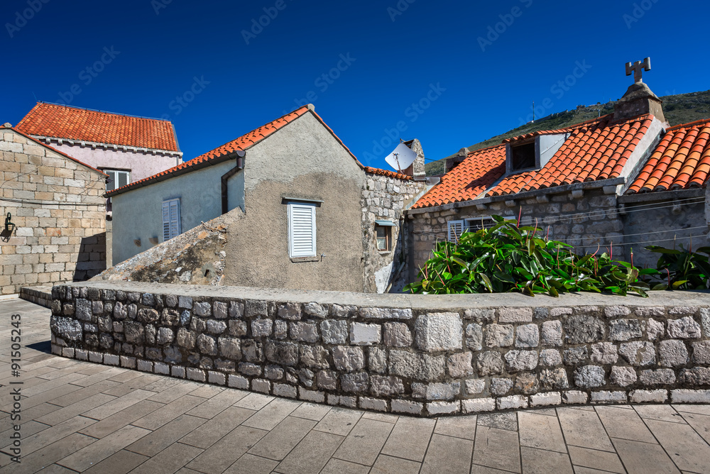 On Top of Dubrobnik Walls, Dalmatia, Croatia