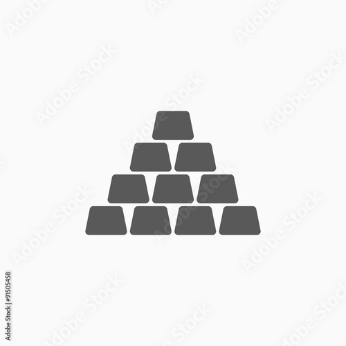 gold bullion icon