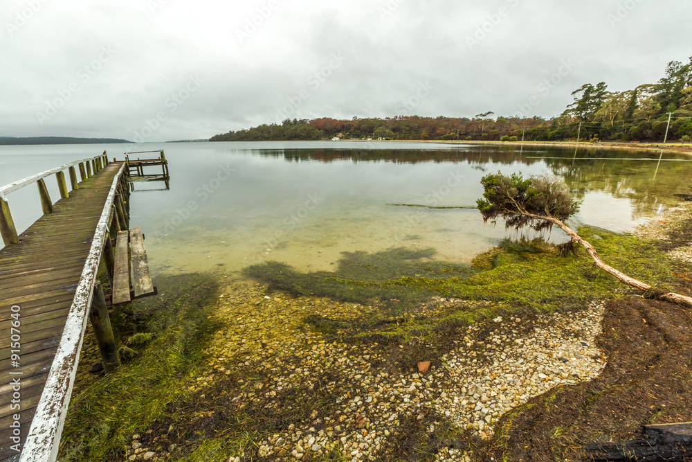 Obraz premium Jetty reflects