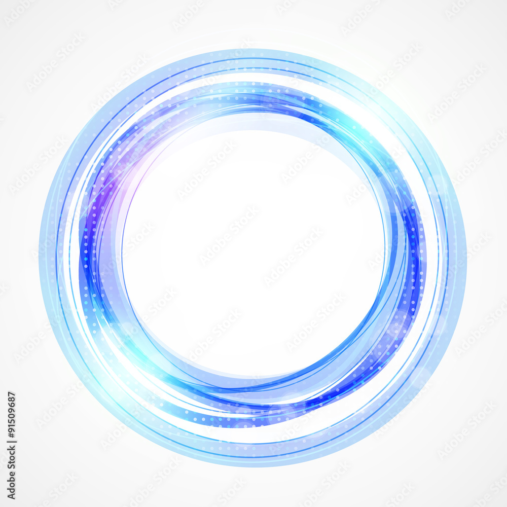 Abstract Blue Frame with Place for Text Abstract Blue Frame with Place for Text