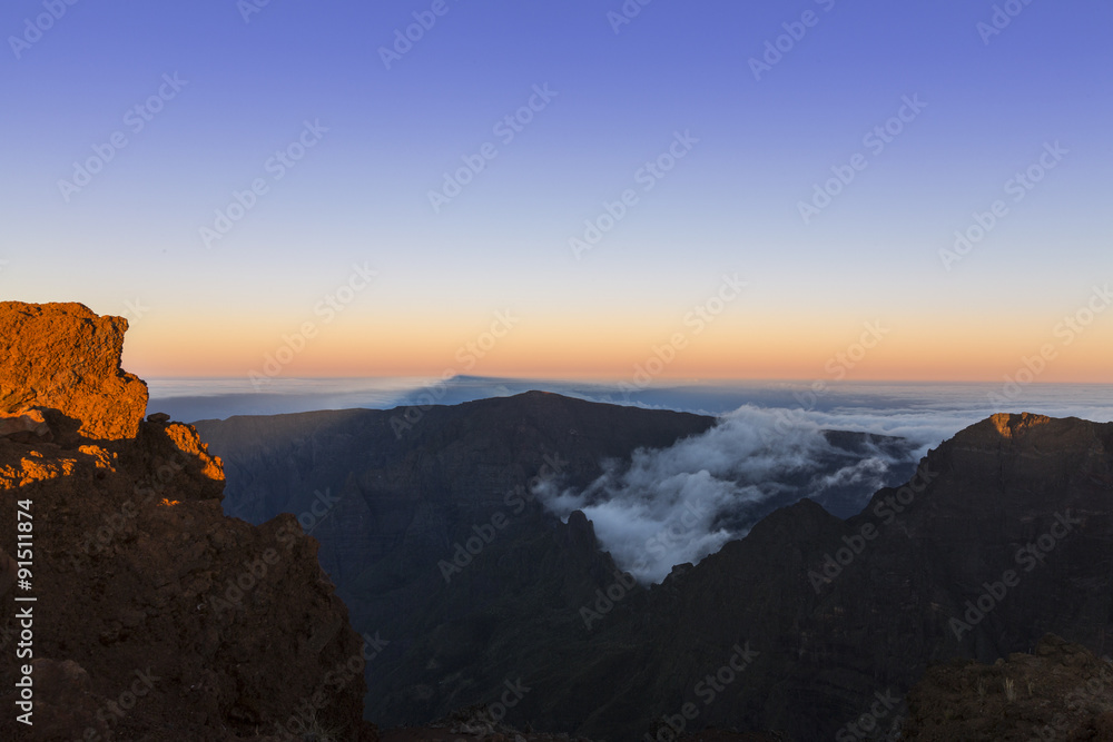 Sunrise au Piton des Neiges