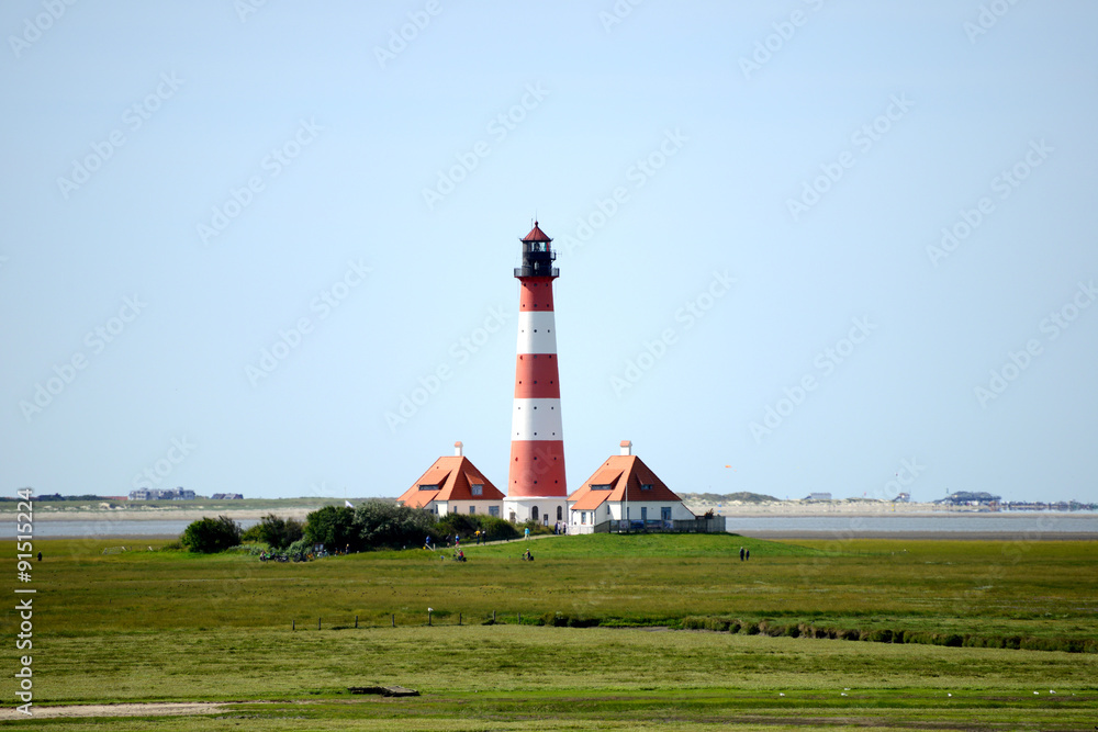 Westerhever Leuchtturm - Nordsee Westerhever Leuchtturm - Nordsee
