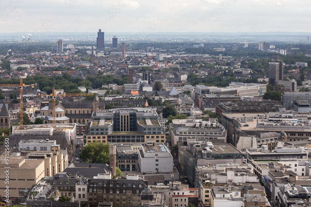 cologne with a view from above