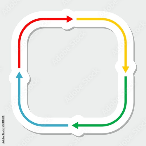 Color arrows