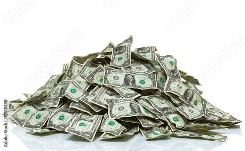 Pile of cash photo