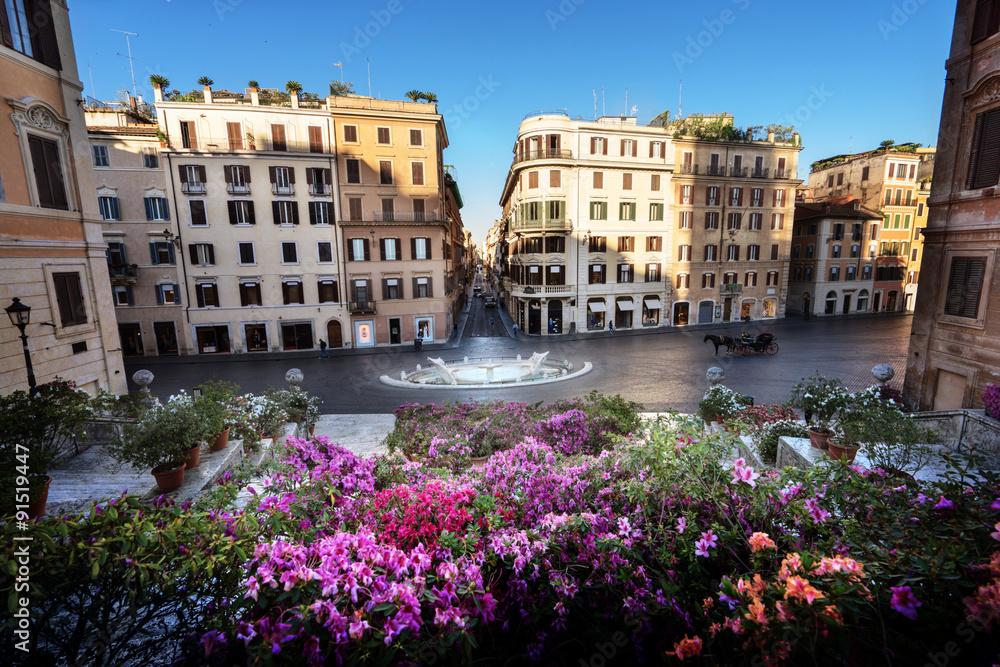 Fototapeta premium Spanish Steps, Rome, Italy