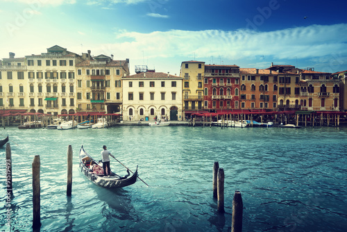 Grand Canal in sunny morning, Venice, Italy © Iakov Kalinin
