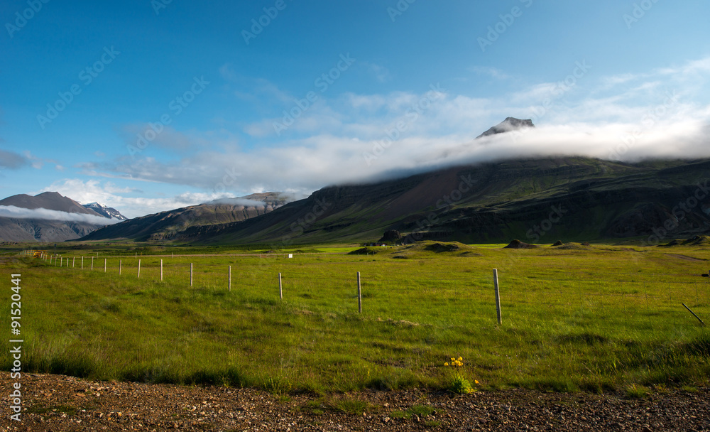 Fototapeta premium Islandzka wieś