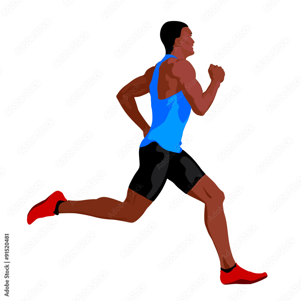 Run. Vectror running man Run. Vectror running man