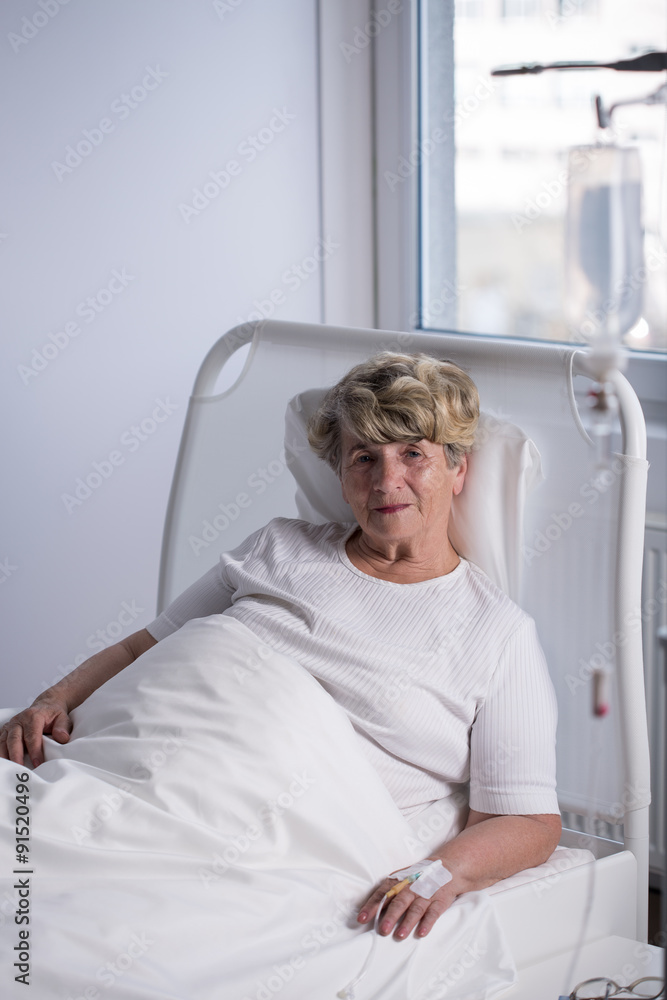 Obraz premium Lying in hospital