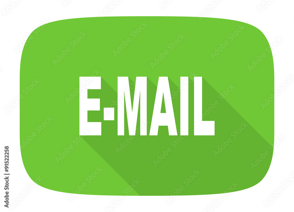 email flat design modern icon email flat design modern icon