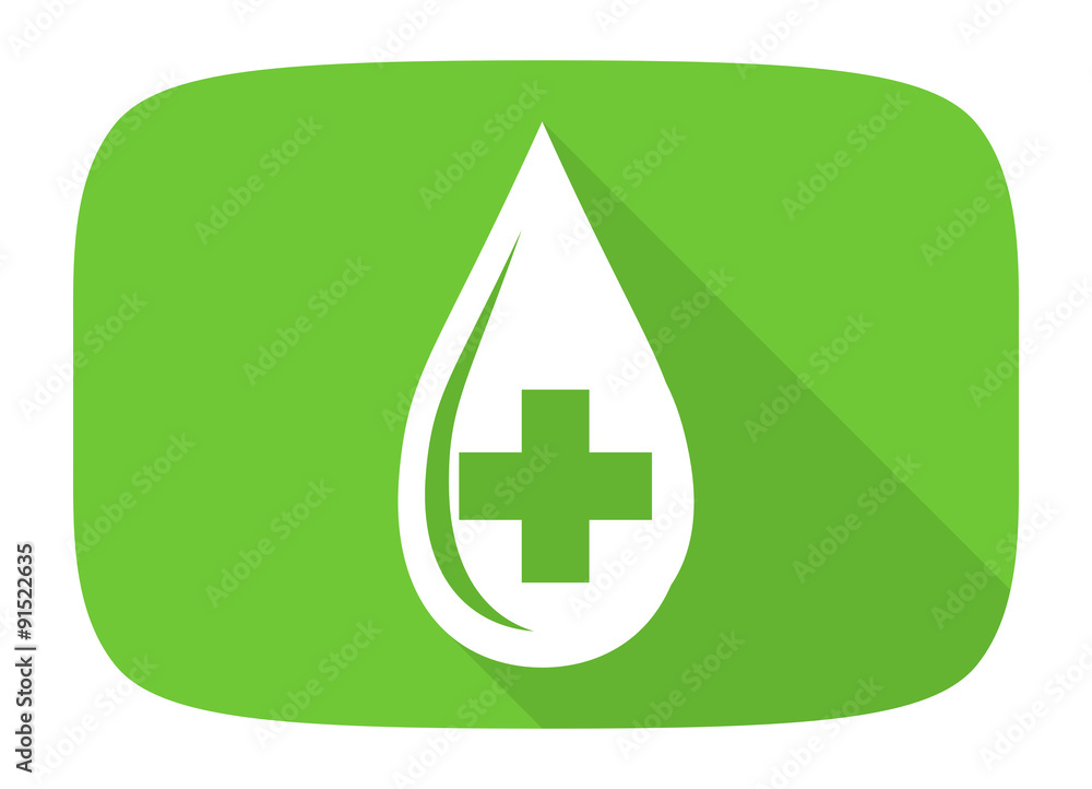 blood flat design modern icon