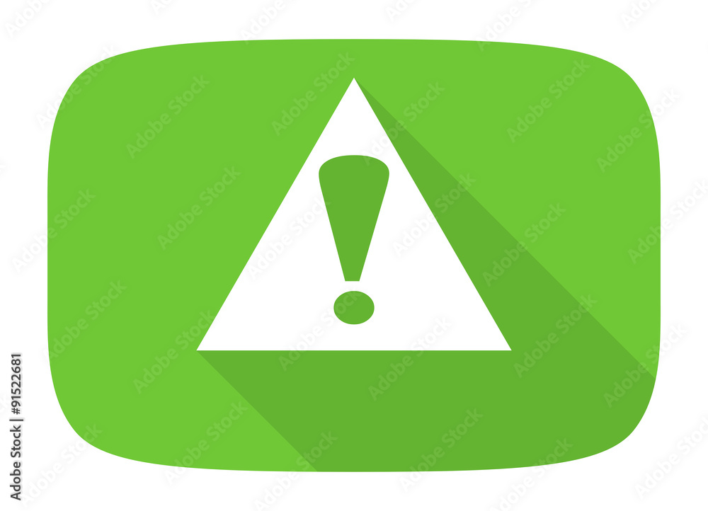 exclamation sign flat design modern icon exclamation sign flat design modern icon