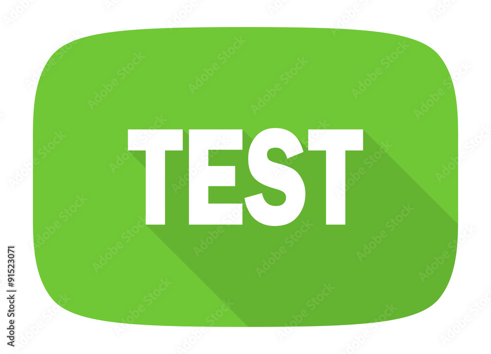 test flat design modern icon test flat design modern icon