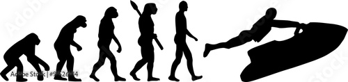 Jet ski evolution