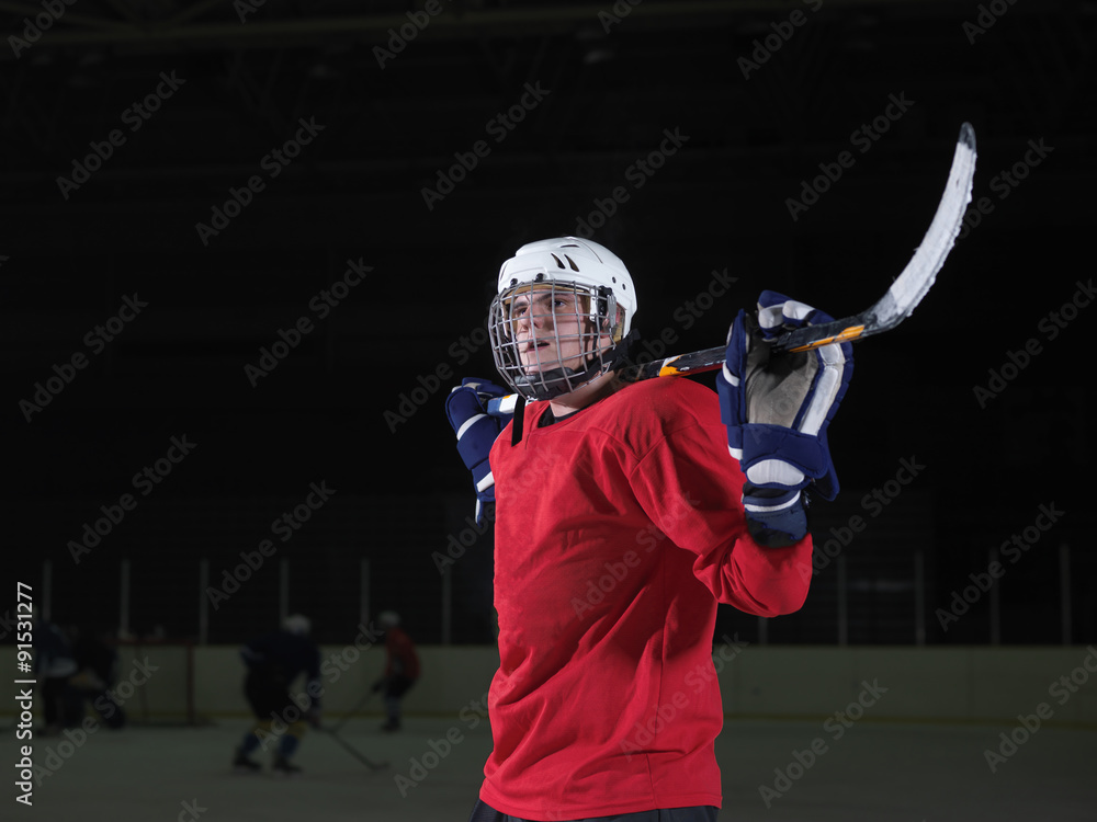 hockey player portrait hockey player portrait